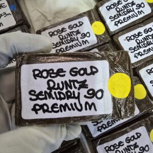 Rose Gold Runtz Semidry 90u premium hash