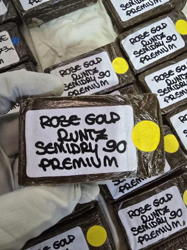 Rose Gold Runtz Semidry 90u premium hash
