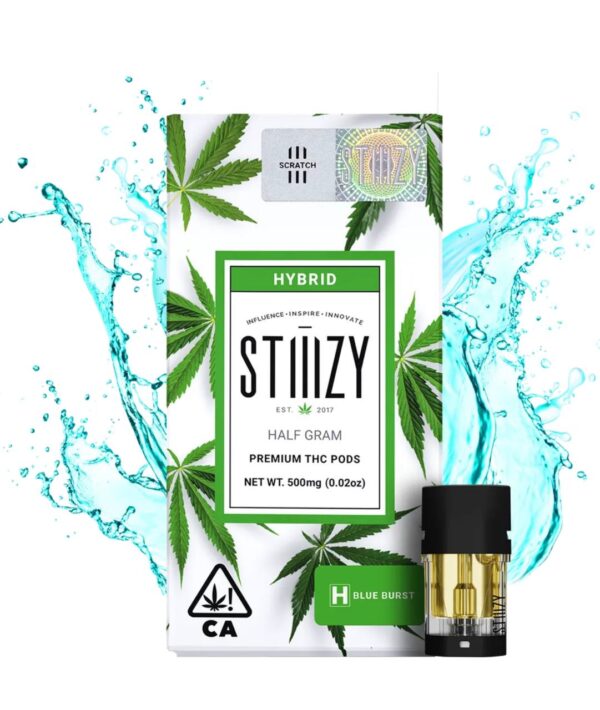 Stiiizy Blue burst Vape half gram